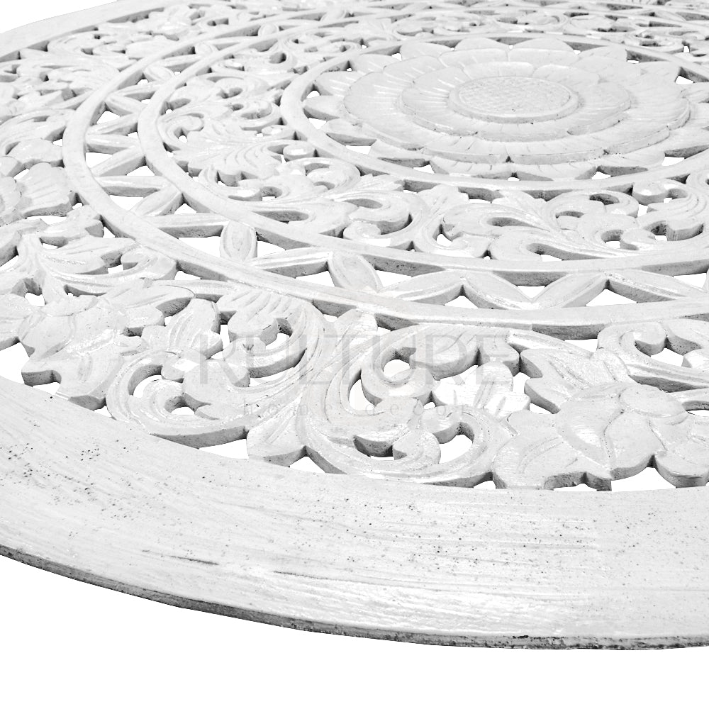 Decorative Mandala "Jemu" White
