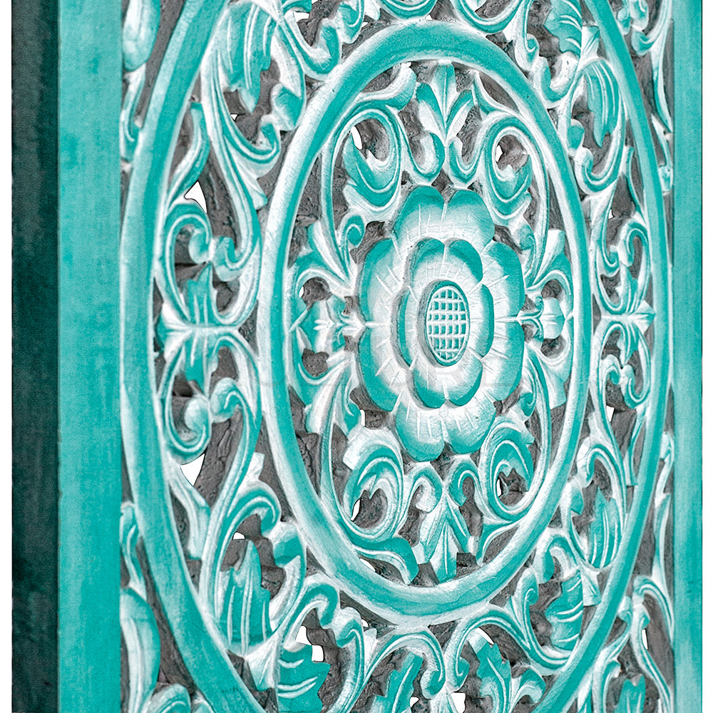 Decorative Panel Saffron green wash 100cm