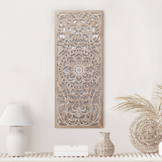 Decorative Panel "Amara"  40x16 inches- Antic wash