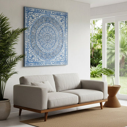 Carved Decorative Panel "Hati" - 110 cm