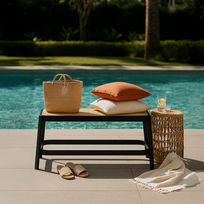 Asmara Cane Bench