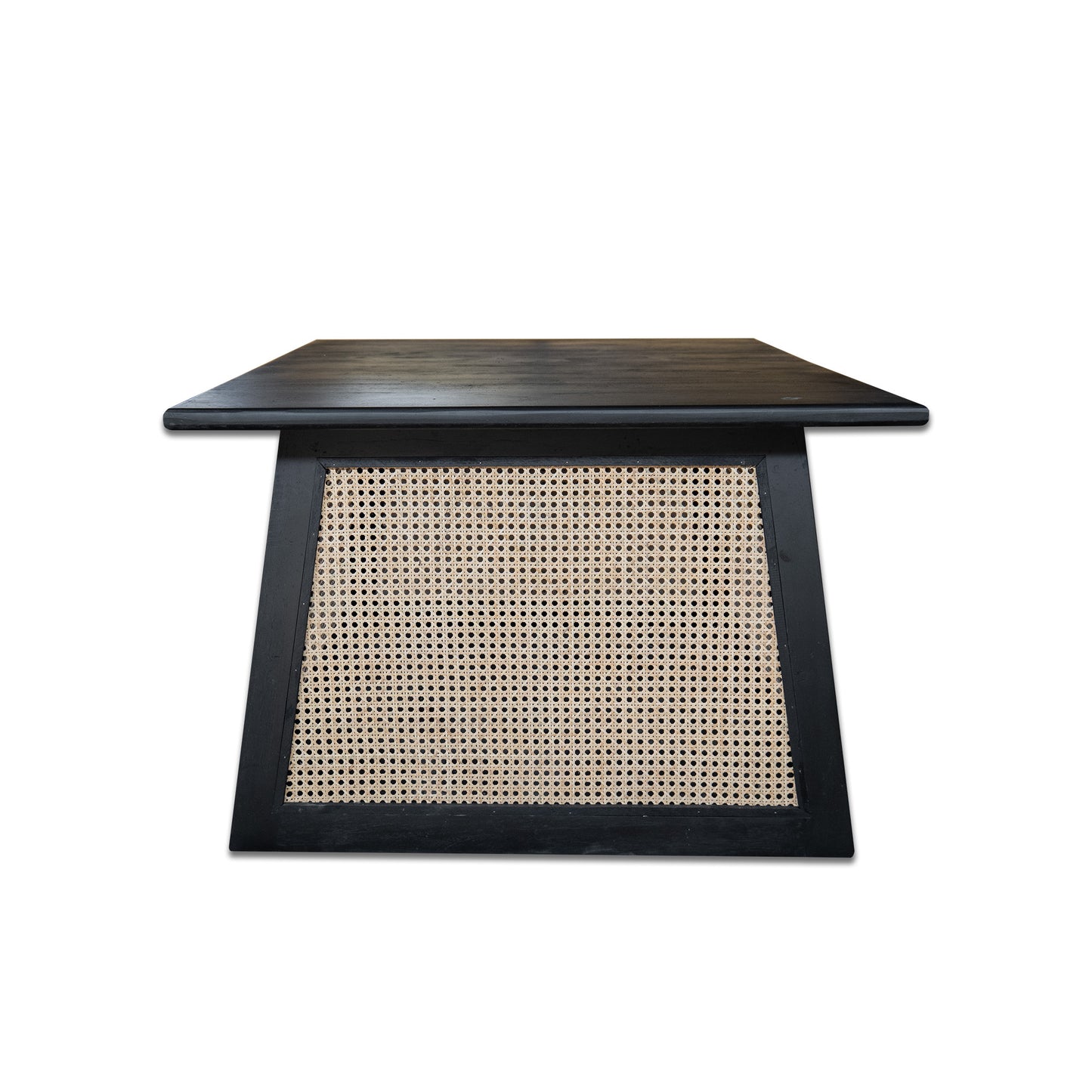 Rattan Coffee Table 'Kyla' - Natural & Black