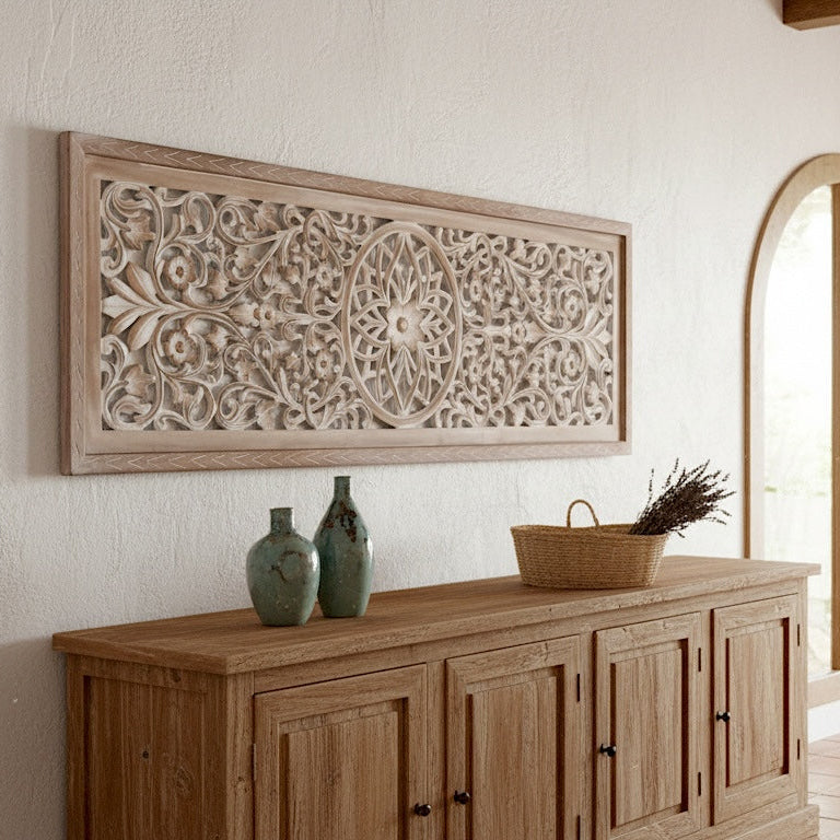 Carved Decorative Panel "Nirwana" - 125 cm