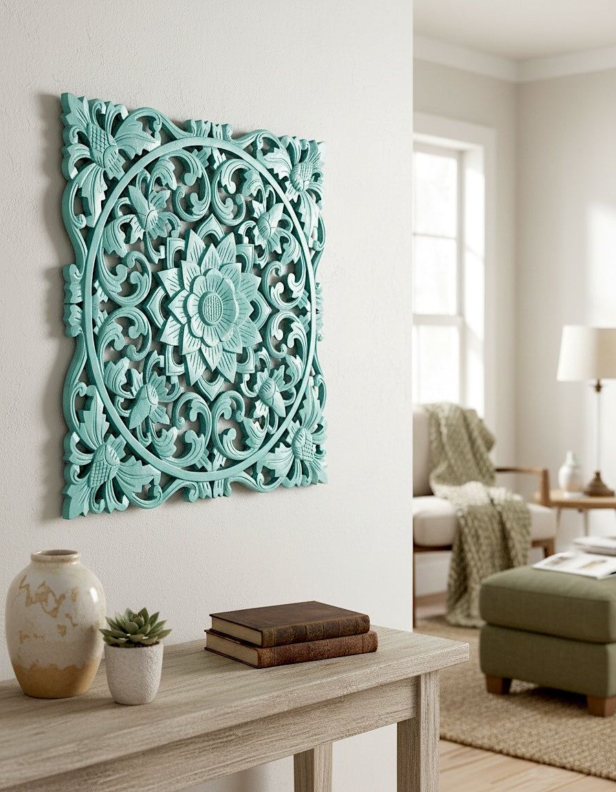 Carved Decorative Panel "Tanah" - 50 cm