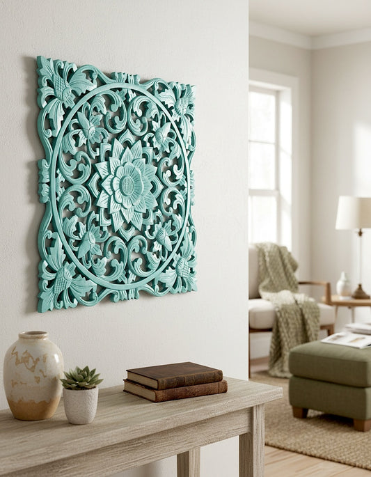 Carved Decorative Panel "Tanah" - 50 cm