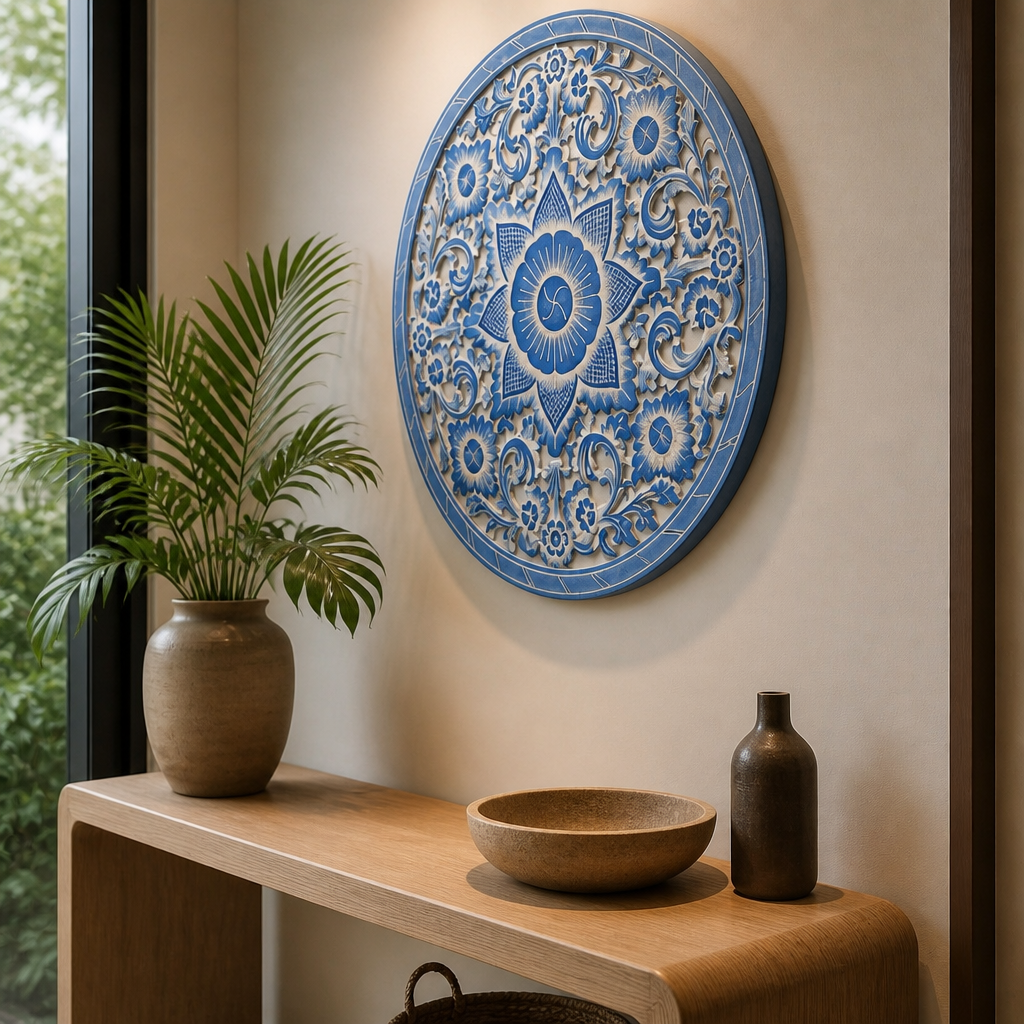 Carved Decorative Mandala "Air" - 80 cm