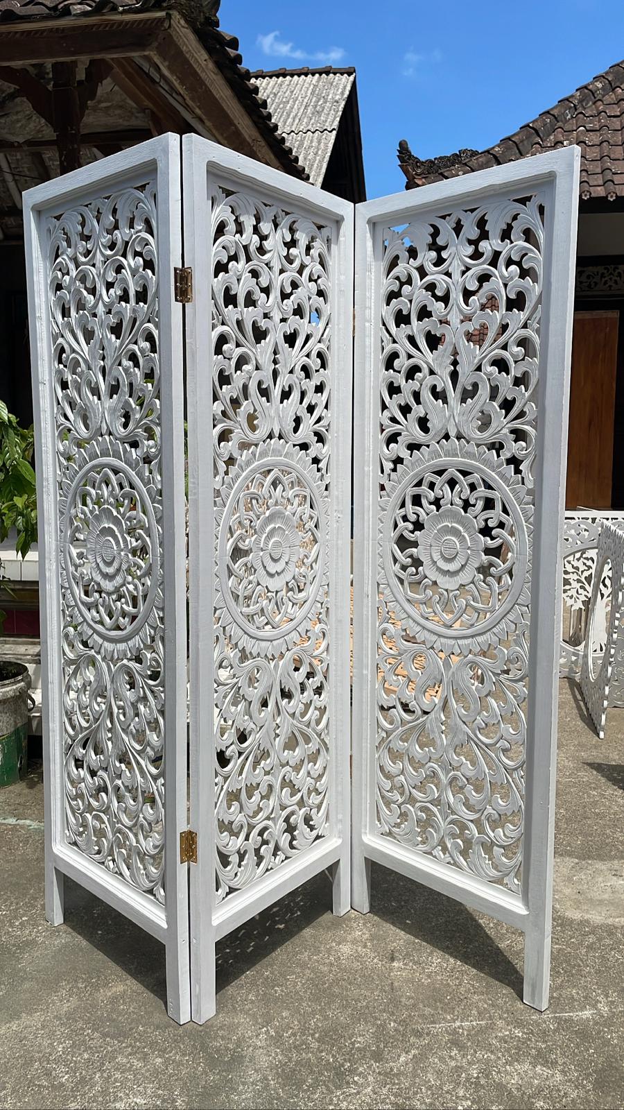 CUSTOM Room Divider "Rembulan" 190 cm - White