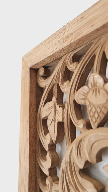 Decorative Panel "Amara" - Natural Brown - 100 x 40 cm